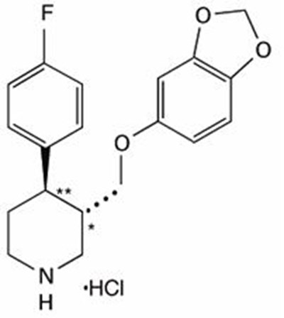 Chemical Structure-paroxetine Hydrochloride (Chemical Structure Paroxetine Hydrochloride)